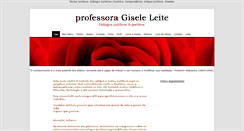 Desktop Screenshot of giseleleite.prosaeverso.net