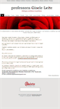 Mobile Screenshot of giseleleite.prosaeverso.net