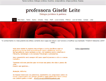 Tablet Screenshot of giseleleite.prosaeverso.net